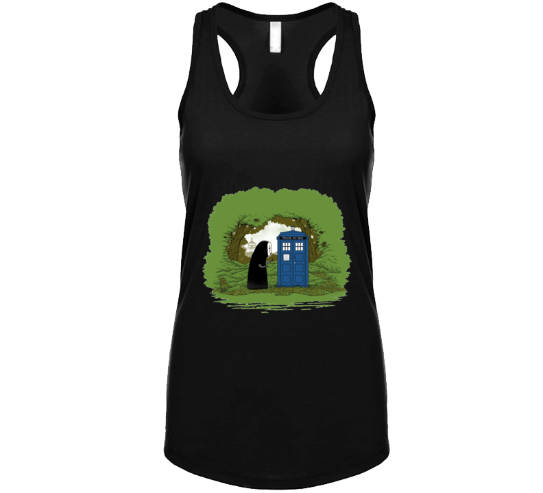Curious Faceless Spirit Ladies Tank Top Curious Faceless Spirit Ladies Tank Top