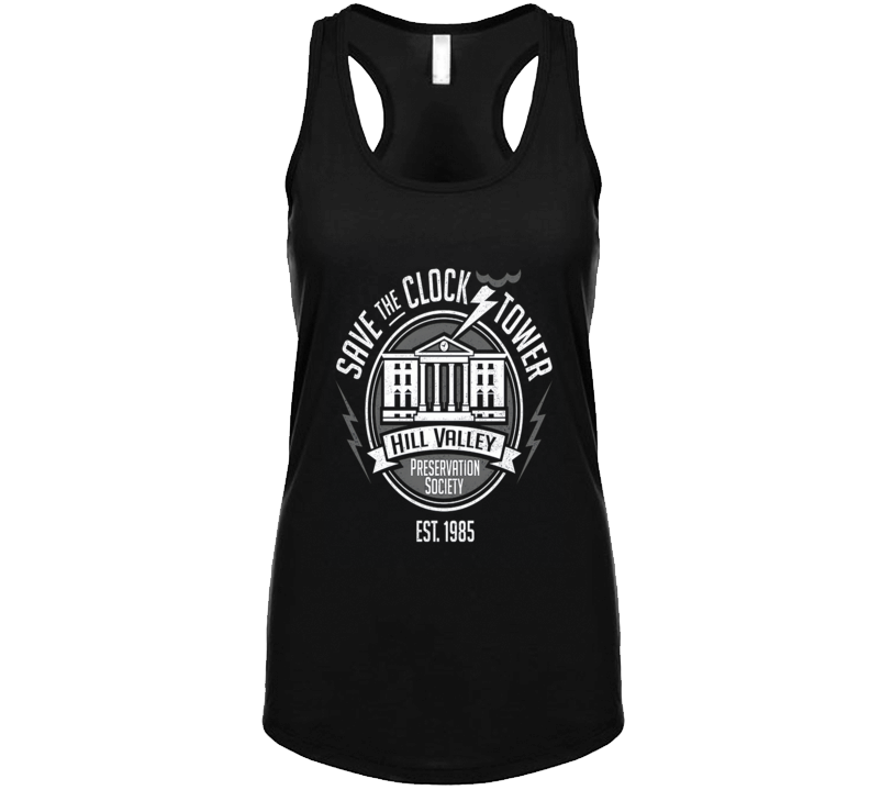 Save The Clock Tower Ladies Tank Top
