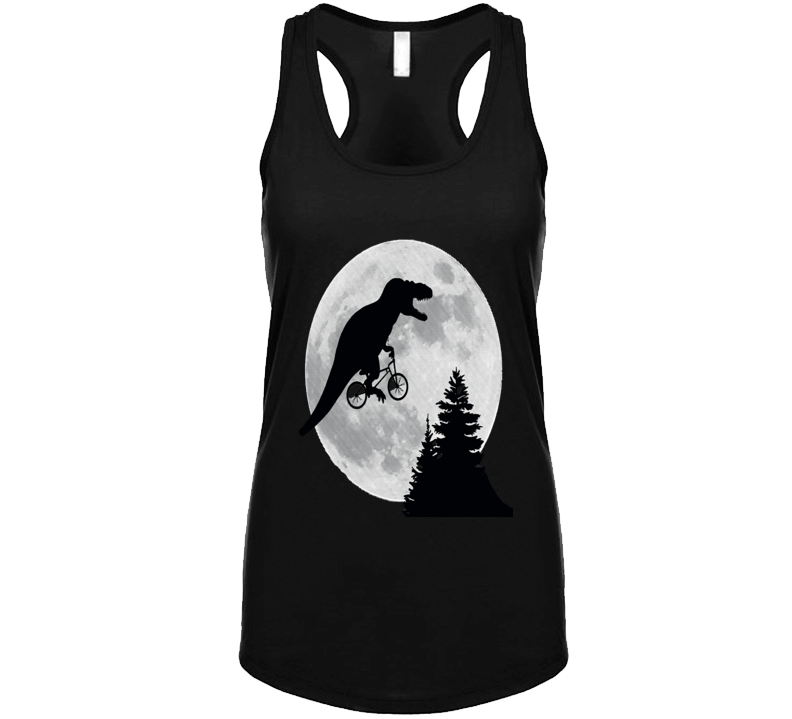 T-rex Moon Ladies Tank Top T-rex Moon Ladies Tank Top