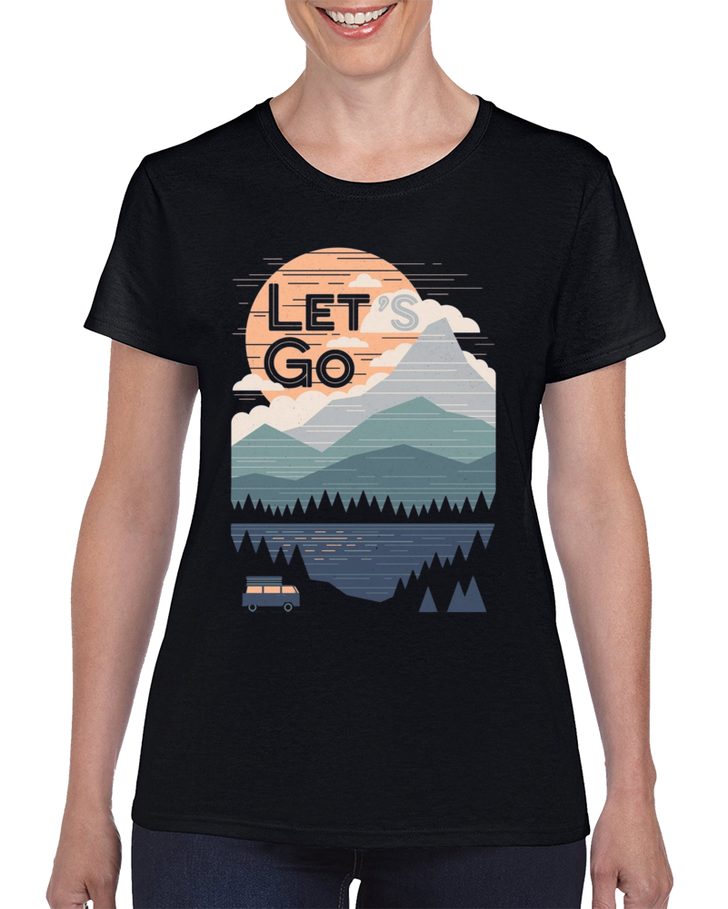 Let's Go Ladies T Shirt Let's Go Ladies T Shirt