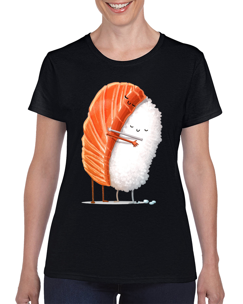 Sushi Hug Ladies T Shirt Sushi Hug Ladies T Shirt