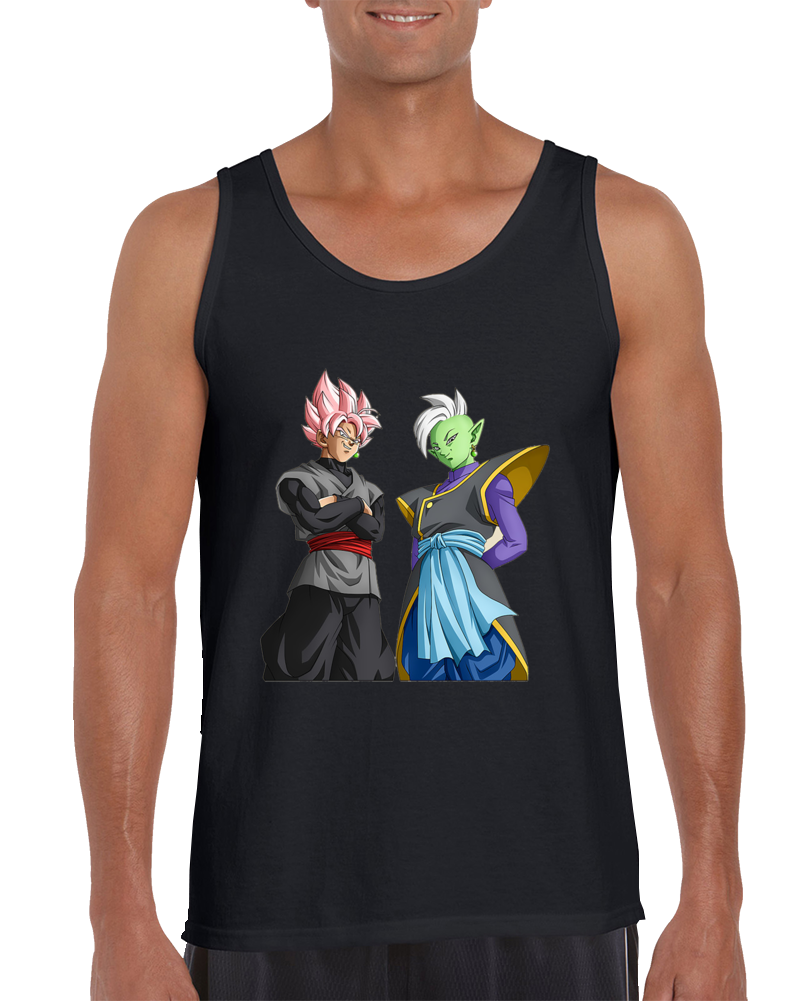 Goku Black And Zamasu Tank Top Goku Black And Zamasu Tank Top
