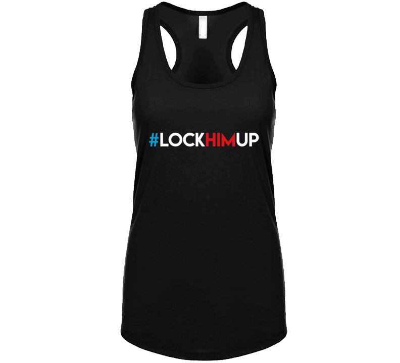 Lock Him Up Hashtag Ladies Tank Top
