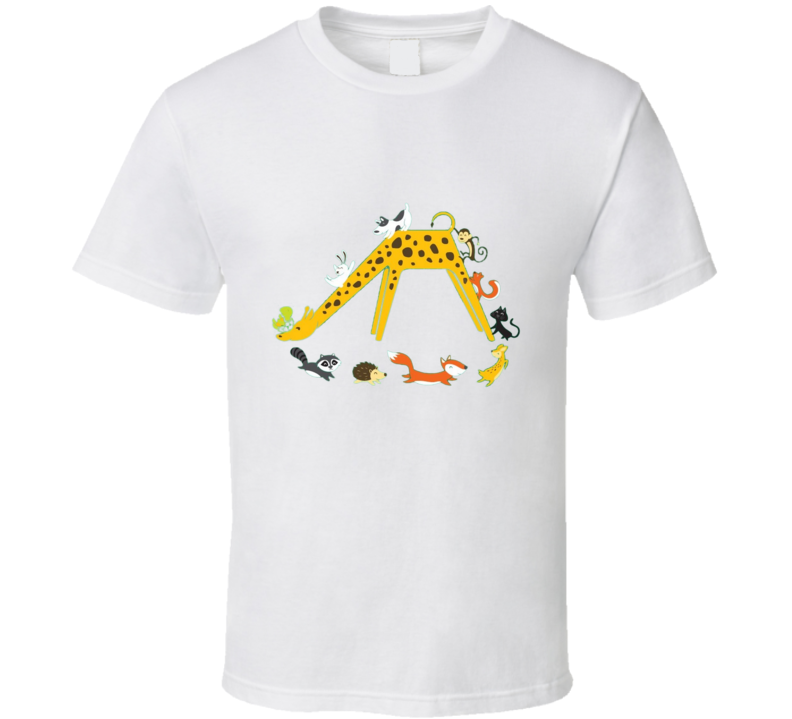 Giraffe Slidelong Sleeve T Shirt Giraffe Slidelong Sleeve T Shirt