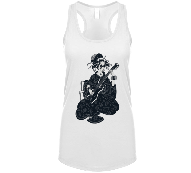 Black Metal Geisha Ladies Tank Top