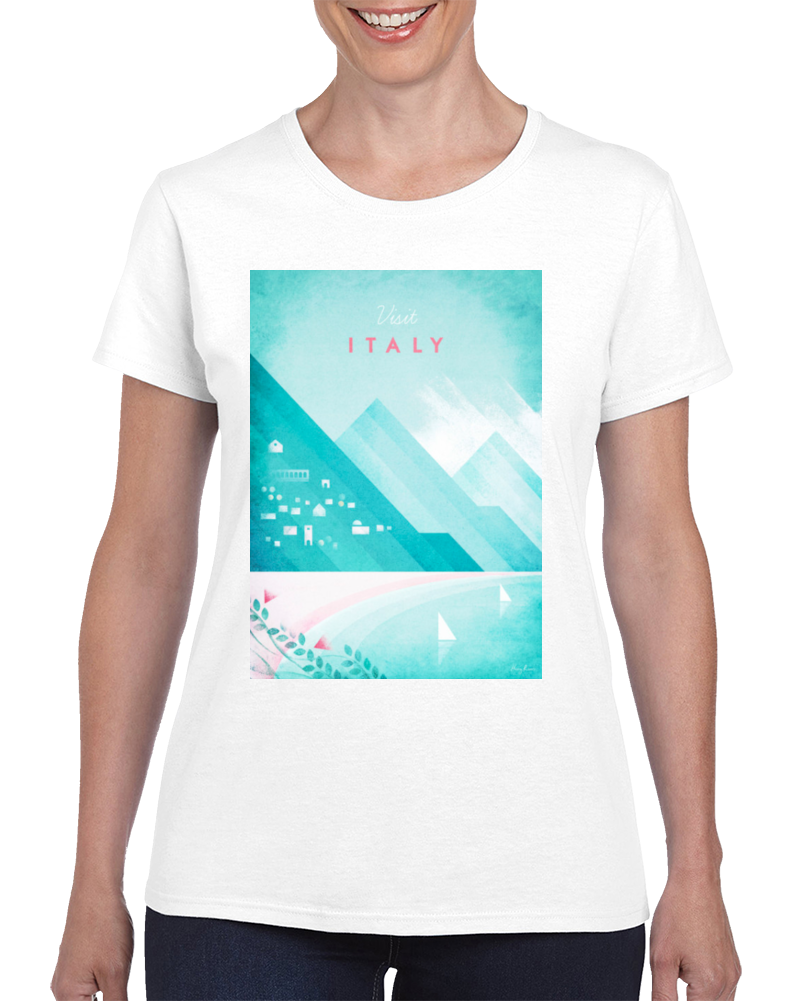 Italy Ladies T Shirt
