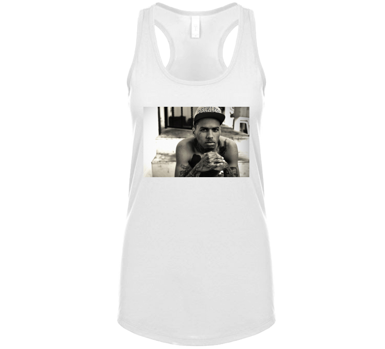 Kid Ink Black And White Tattoos Hip Hop Rap Ladies Tank Top