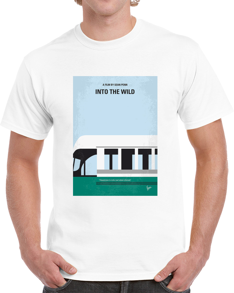 Into The Wild Minimalist Movie Poster T Shirt