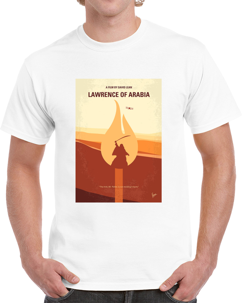 Lawrence Of Arabia Minimalist Movie Poster T Shirt