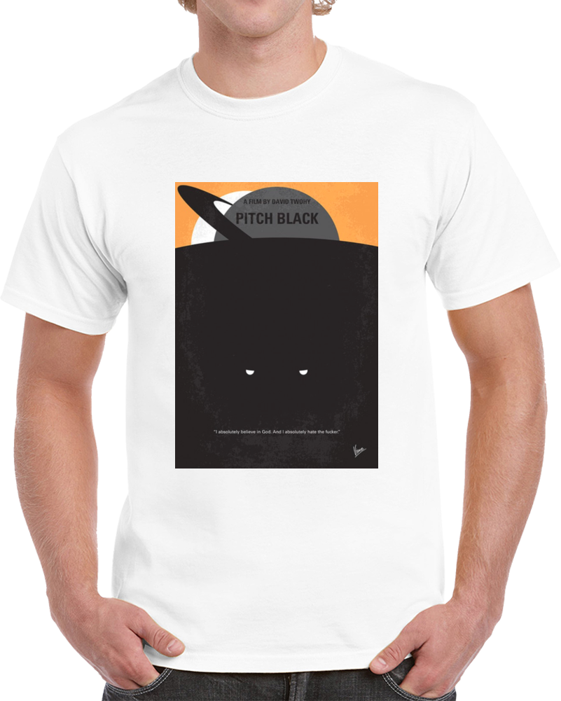 Pitch Black Minimalist Movie Poster T Shirt