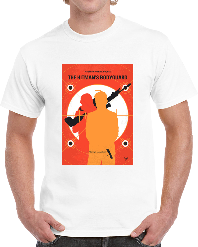 The Hitmans Bodyguard Minimalist Movie Poster T Shirt