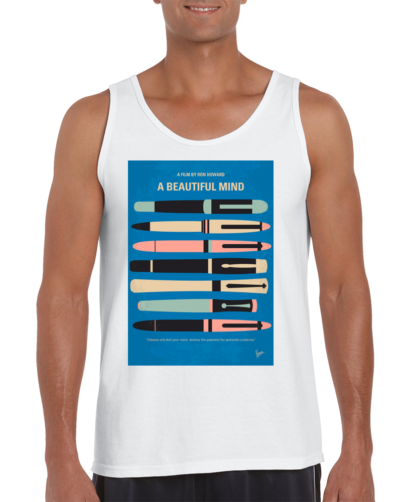 A Beautiful Mind Minimalist Movie Poster Tank Top