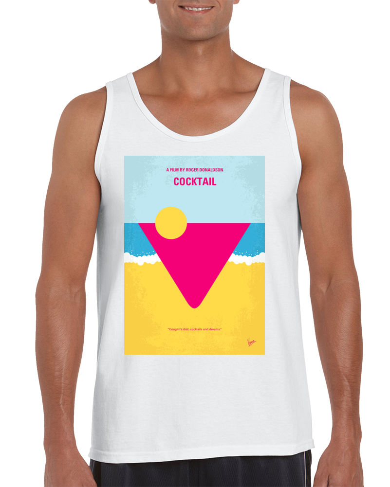 Cocktail Minimalist Movie Poster Tank Top