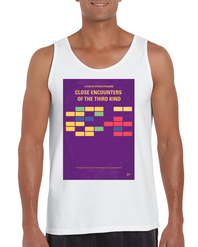 Encounters Of The Third Kind Minimalist Movie Poster Tank Top