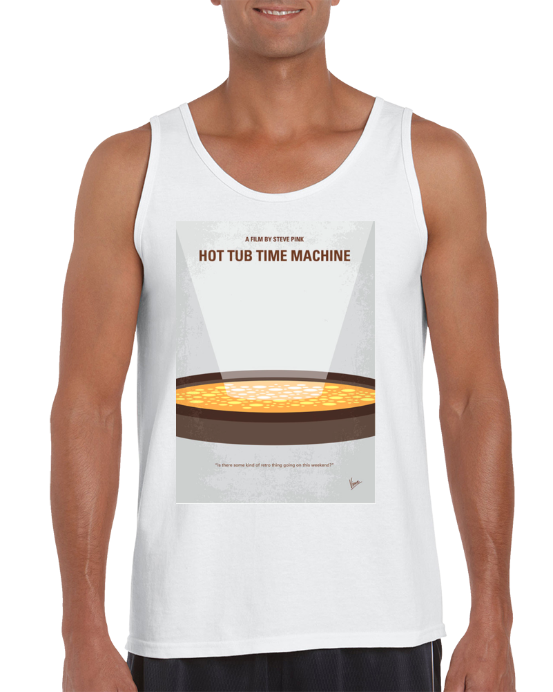 Hot Tub Time Machine Minimalist Movie Poster Tank Top