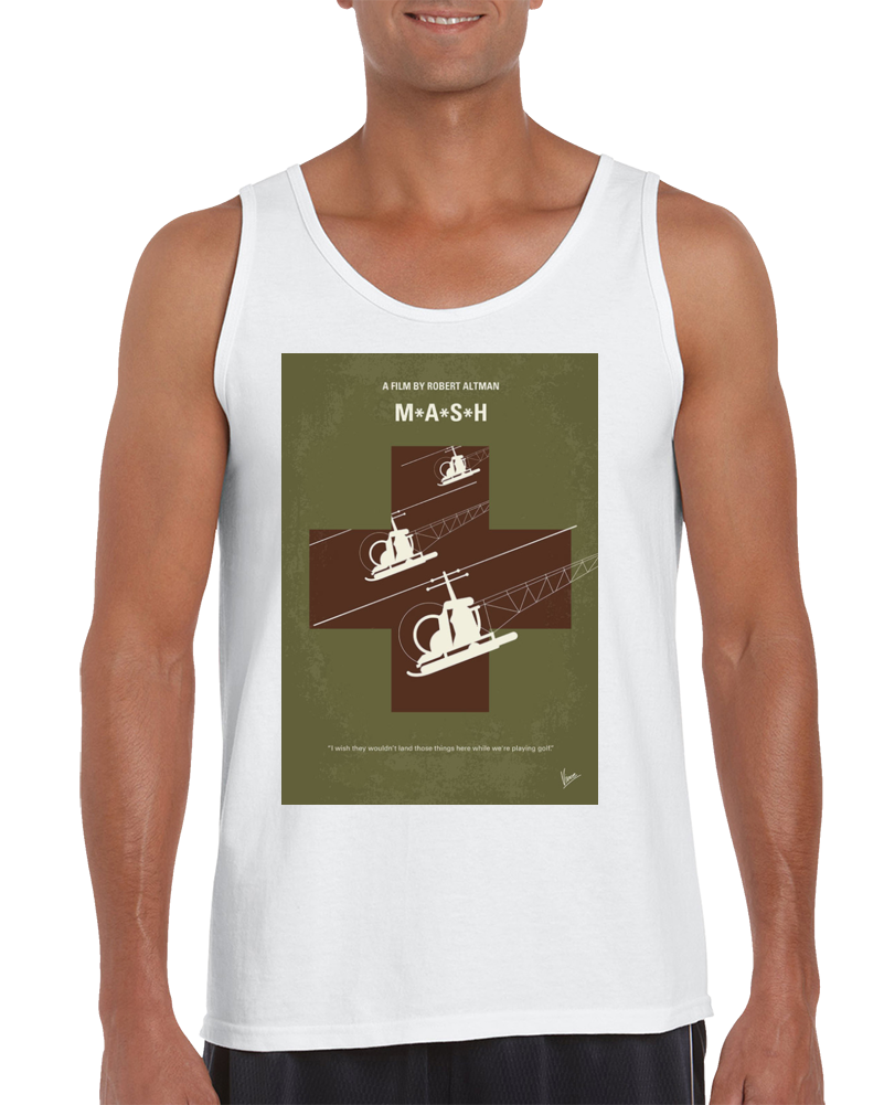 Mash Minimalist Movie Poster Tank Top