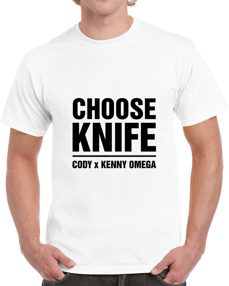 Choose Knife Kenny Omega T Shirt