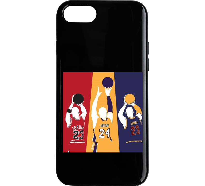 Legends Of Basketball Jordan, Bryant, James Phone Case Legends Of Basketball Jordan, Bryant, James Phone Case