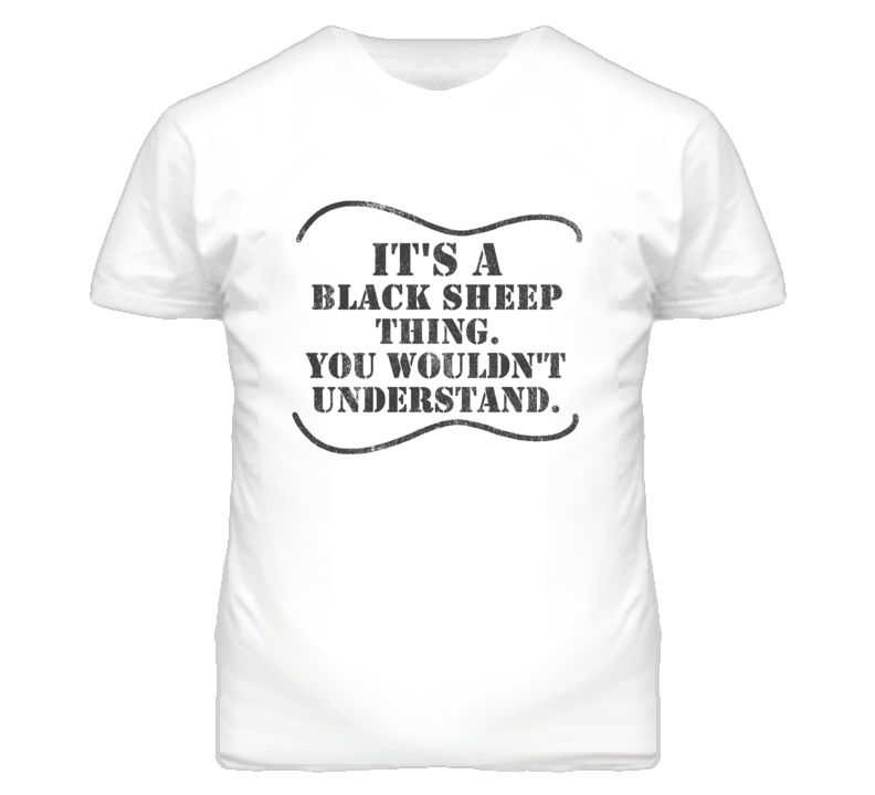 It'S A Kramer Black Sheep Thing Distressed Look Guitar Player T Shirt It'S A Kramer Black Sheep Thing Distressed Look Guitar Player T Shirt