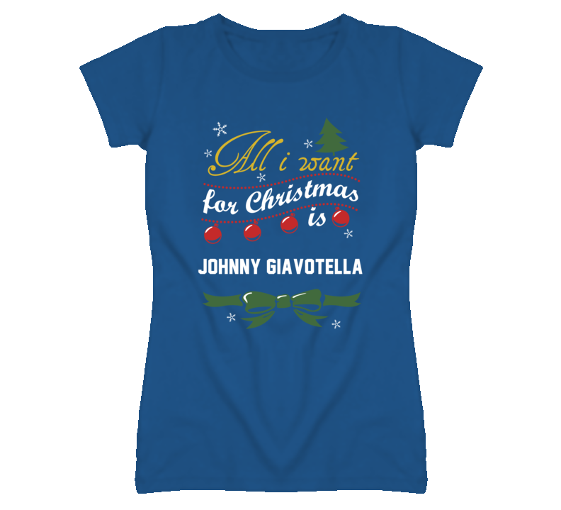 All I Want for Christmas Is Johnny Giavotella Funny Kansas Baseball T Shirt All I Want for Christmas Is Johnny Giavotella Funny Kansas Baseball T Shirt