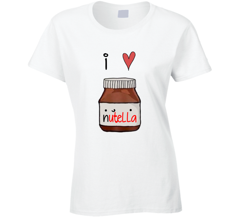I Heart Nutella Funny Popular Celebrity T Shirt I Heart Nutella Funny Popular Celebrity T Shirt