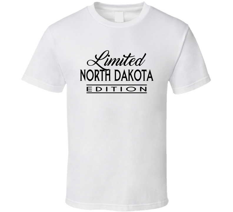 Limited North Dakota Edition Usa State Fan T Shirt