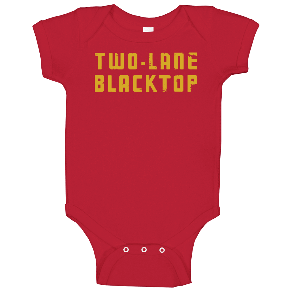 Two Lane Blacktop Movie Baby One Piece