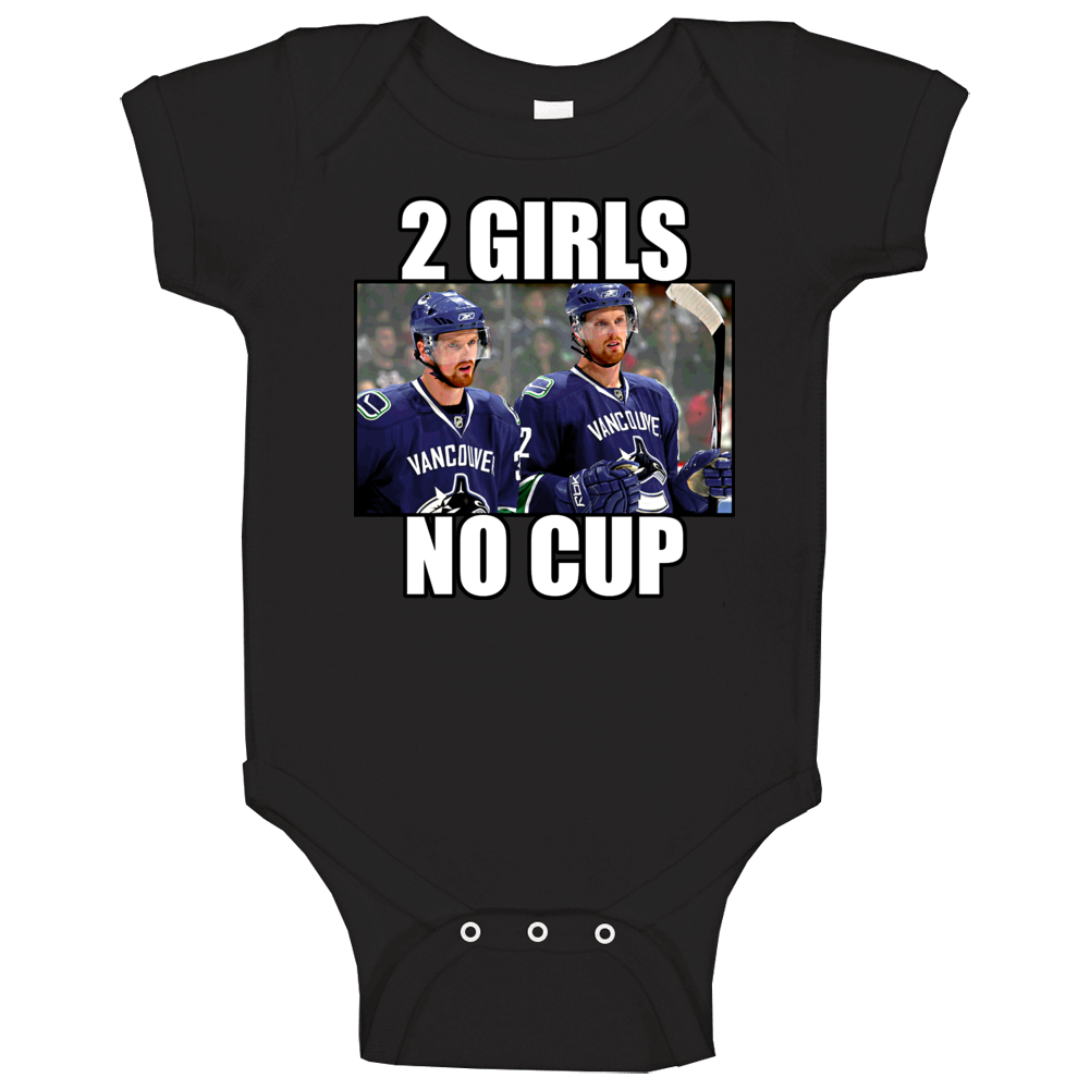 Sedins Vancouver 2 Girls No Cups Baby One Piece