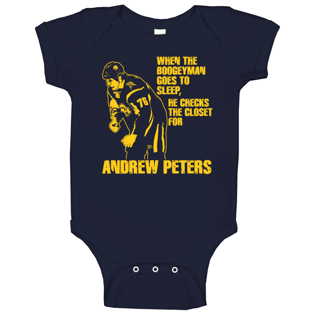 Andrew Peters Buffalo Fighter Baby One Piece