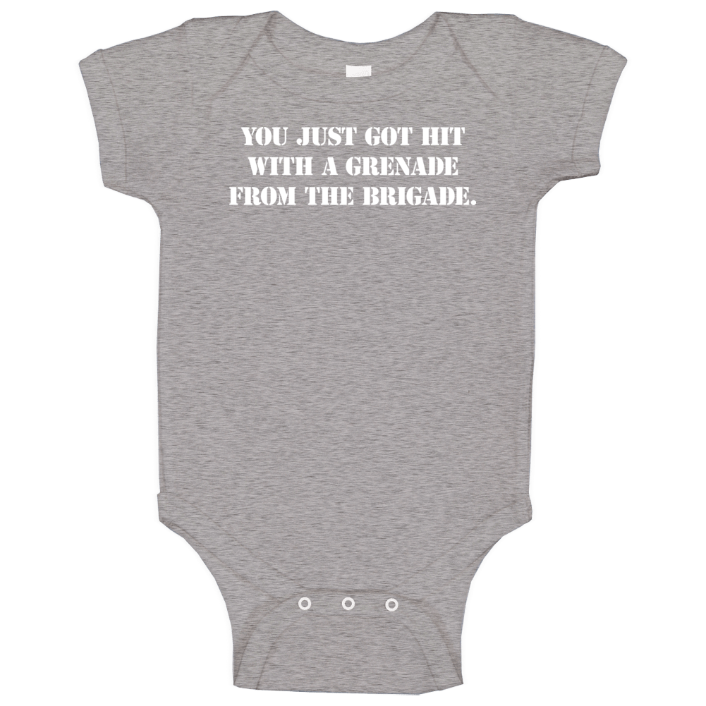 Brigade Grenade Quote T Shirt Big Brother 12 Tv Show Baby One Piece