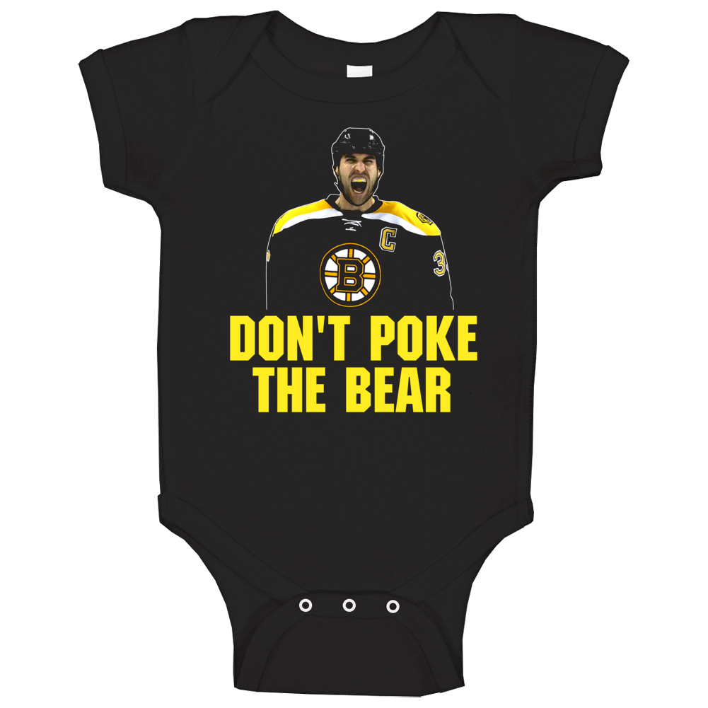 Zdeno Chara Boston Hockey Dont Poke The Bear Baby One Piece