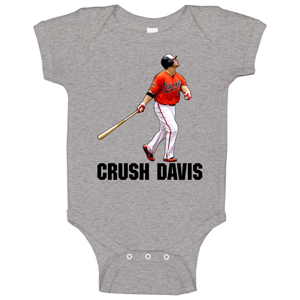Chris Davis Baltimore Baseball Crush Davis Homerun Baby One Piece