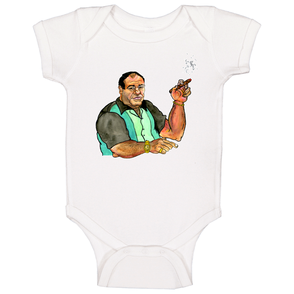 Tony Soprano James Gandolfini Tribute Actor Baby One Piece