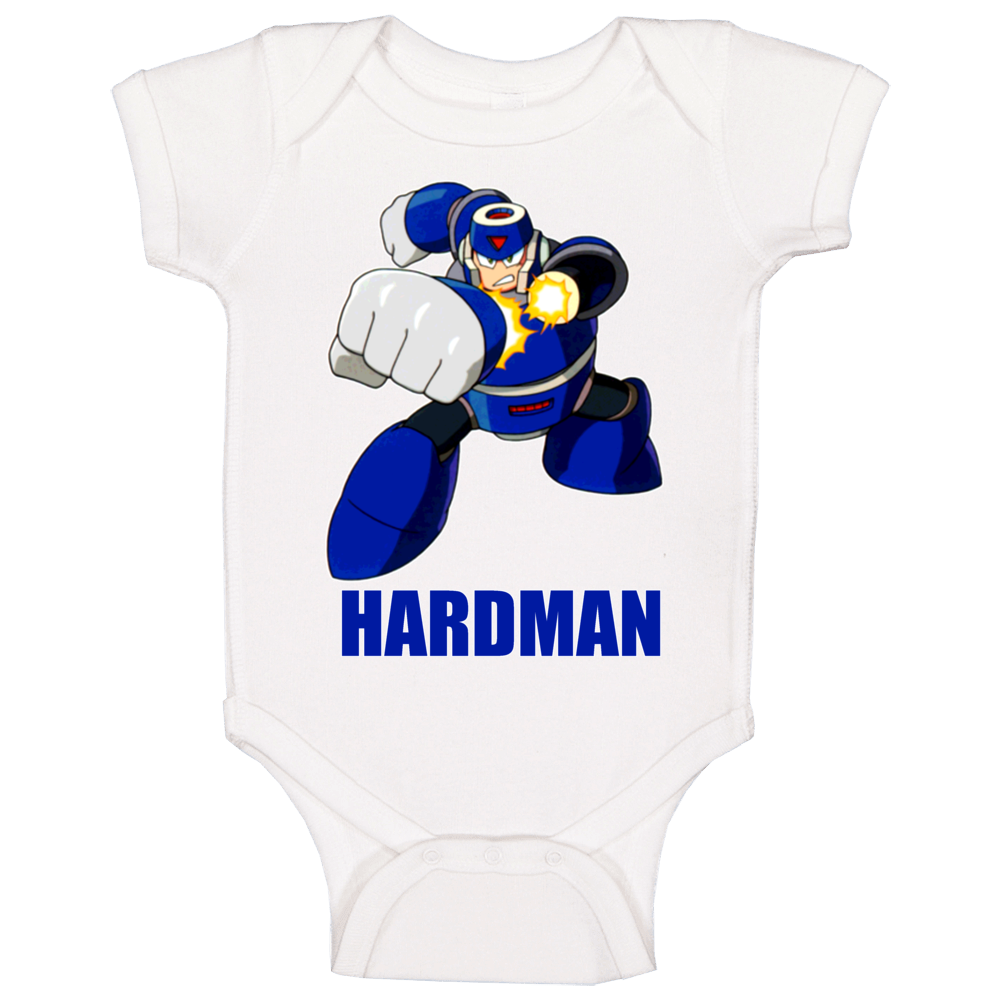 Hardman Mega Man 3 Boss Robot Nes Video Game Baby One Piece