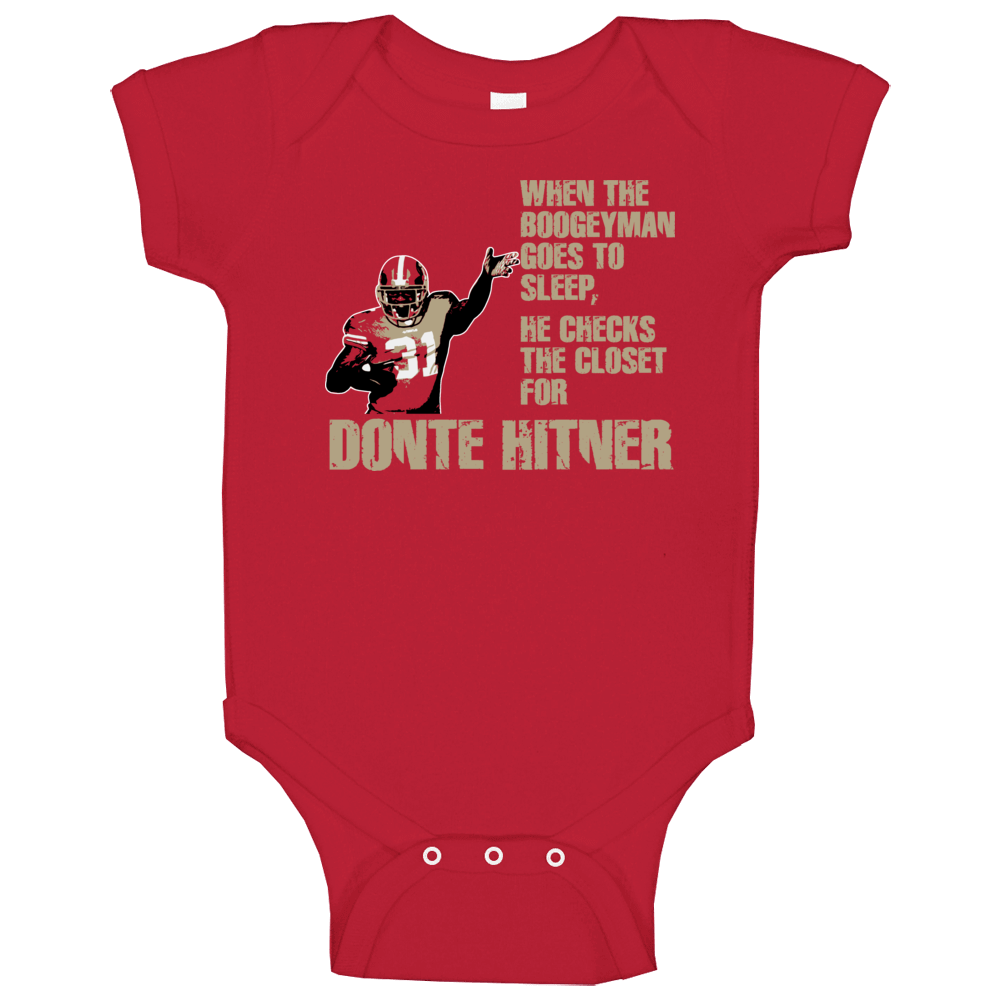 Donte Hitner San Francisco Football San Fran Defense Baby One Piece