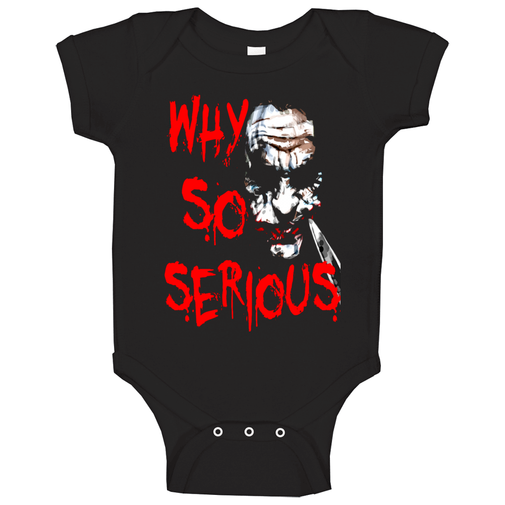 Why So Serious Joker The Dark Knight Comic Book Movie Baby One Piece Why So Serious Joker The Dark Knight Comic Book Movie Baby One Piece