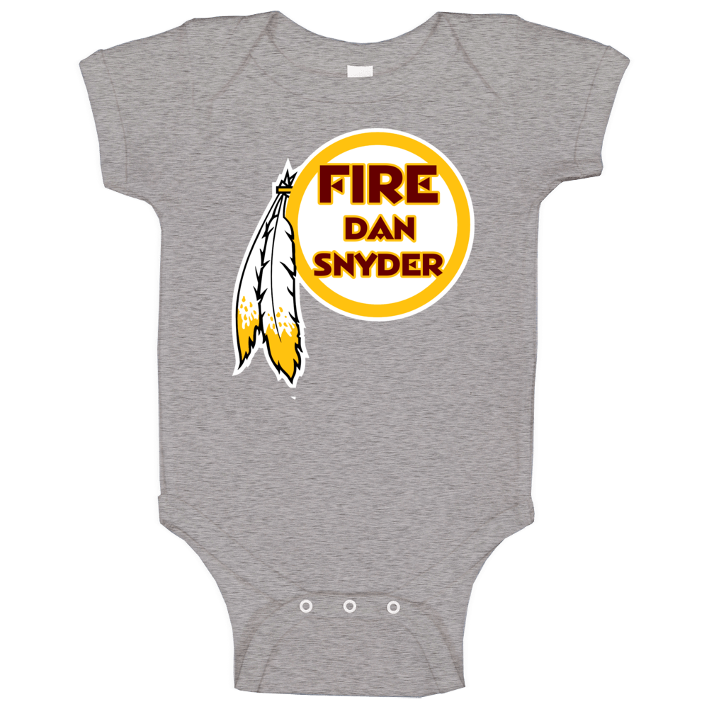 Fire Dan Snyder Washington Football Owner Hockey Baby One Piece