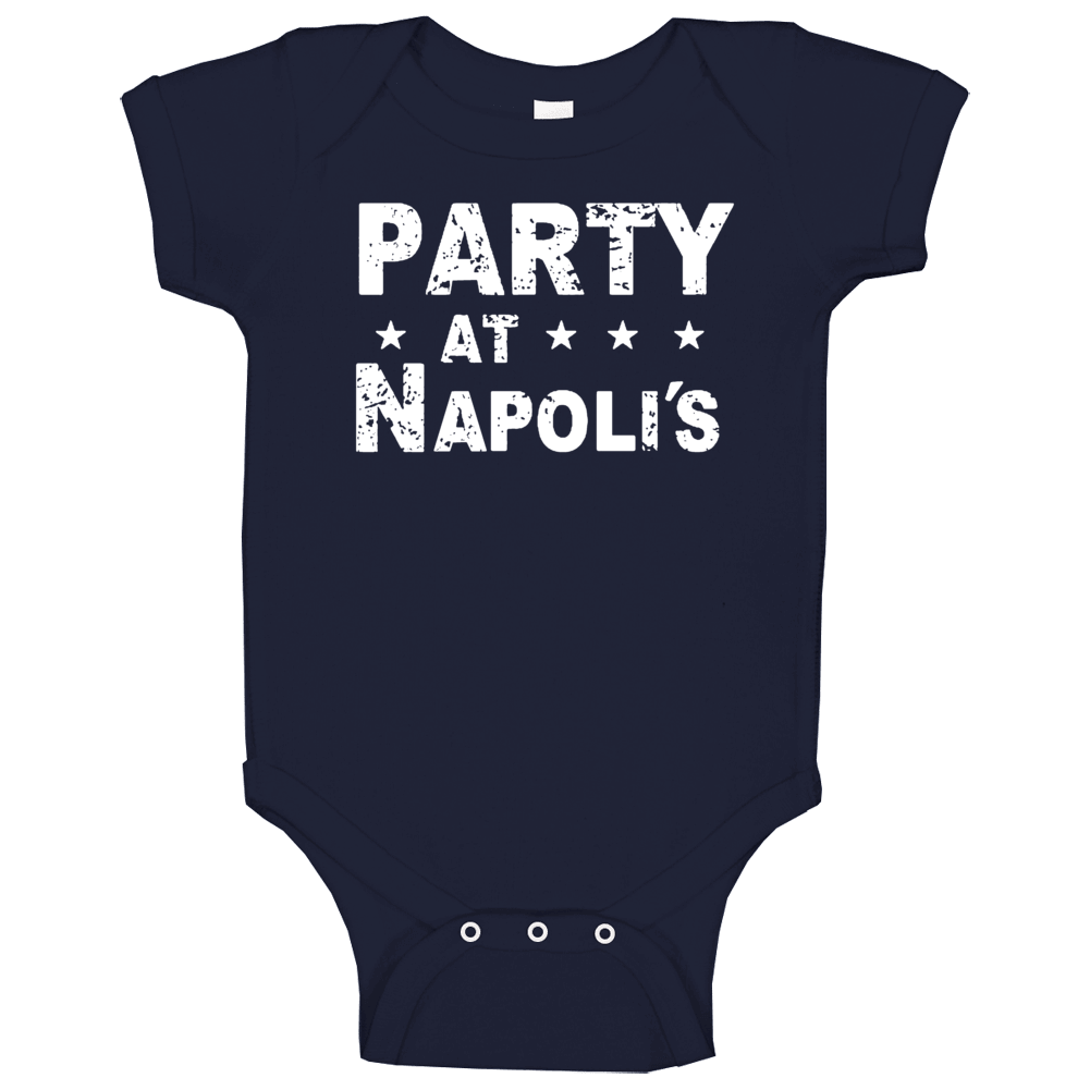 Party At Napoli&#039;s Funny Baseball Texas Mike Napoli Baby One Piece