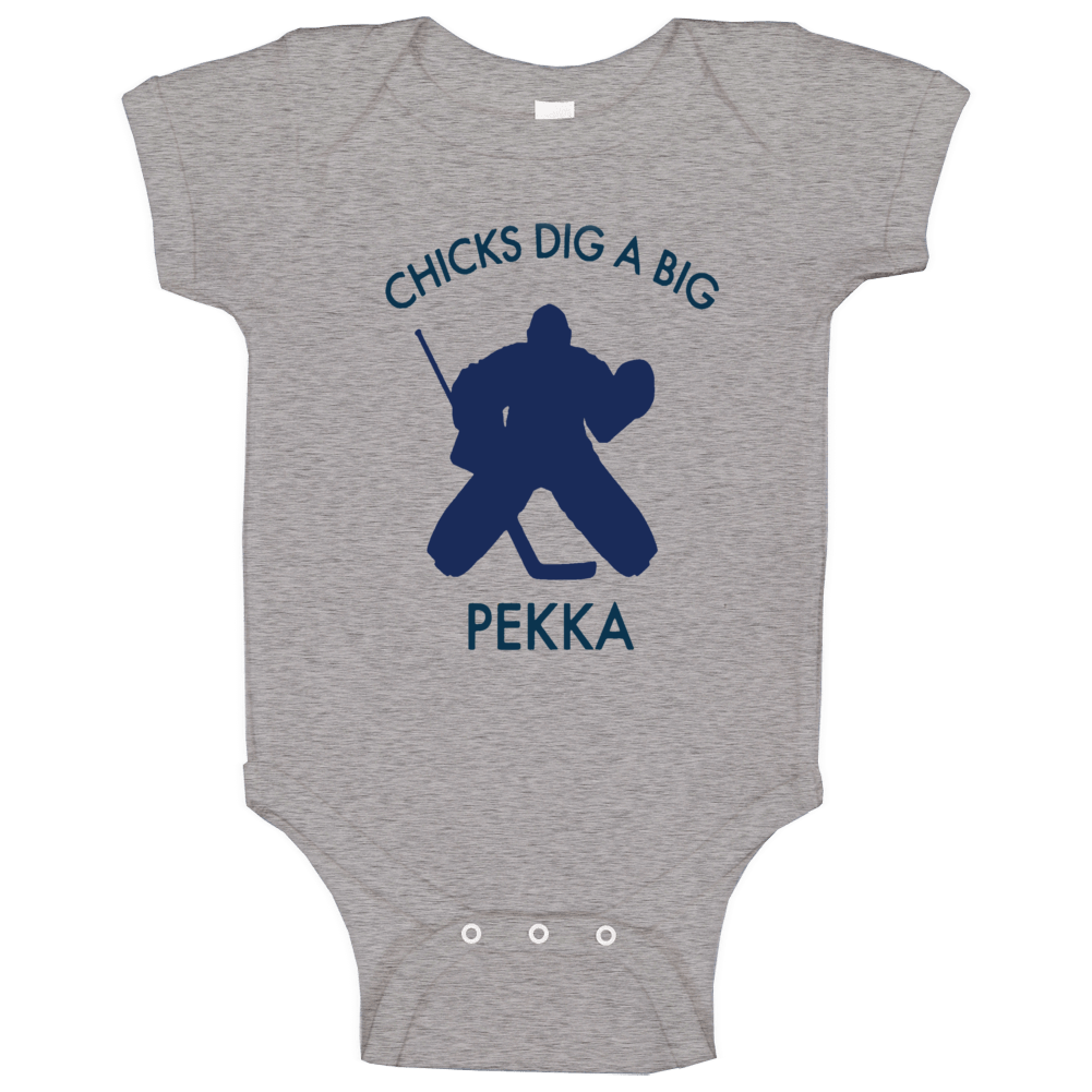 Chicks Dig A Big Pekka Rinne Nashville Hockey Baby One Piece