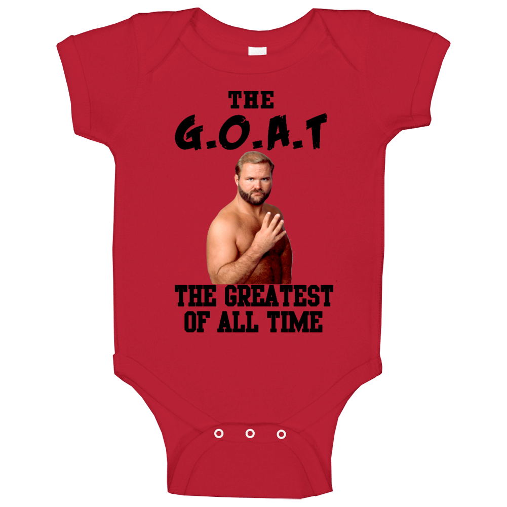Arn Anderson The Greatest Of All Time Goat Wrestling Baby One Piece