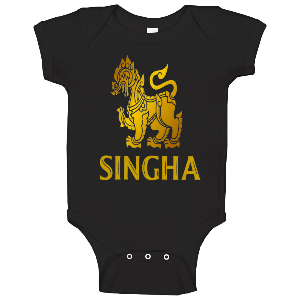 Singha Beer Drink Alcohol Baby One Piece