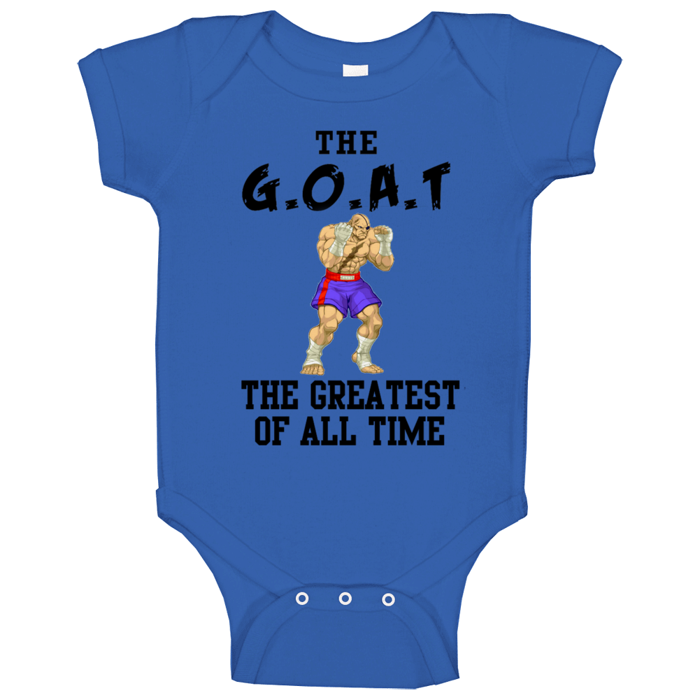 Sagat Street Fighter The Greatest Of All Time Goat Arcade Video Game B