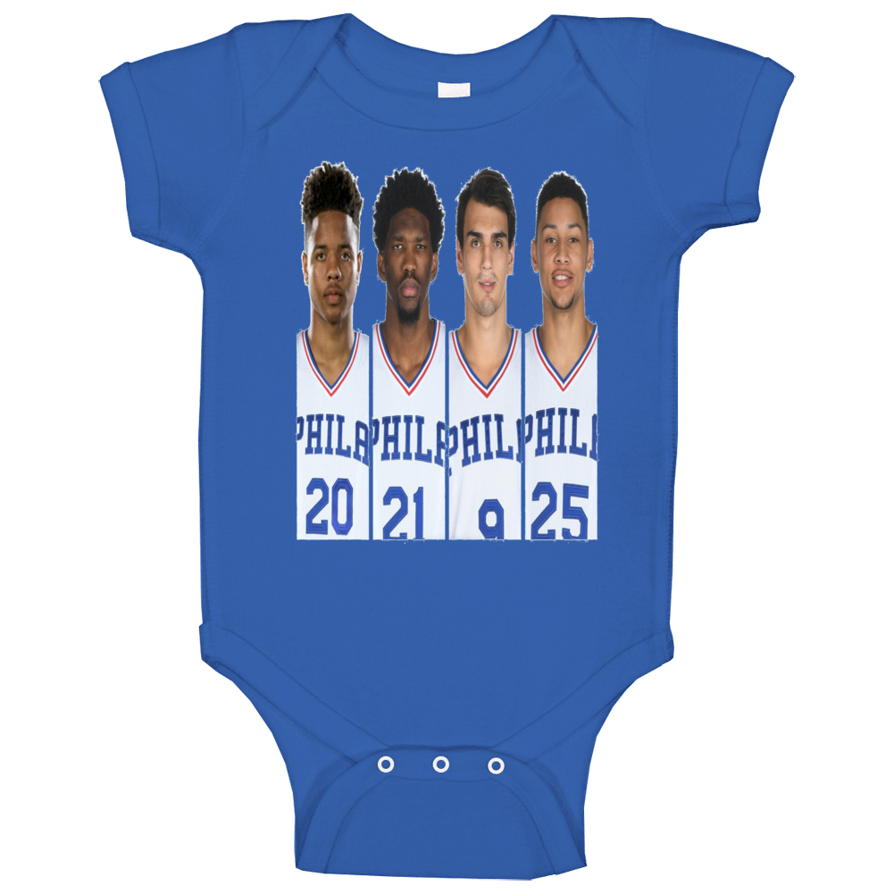Philadelphia Basketball The Feds Fultz Embiid Dario Simmons Cool Baby 