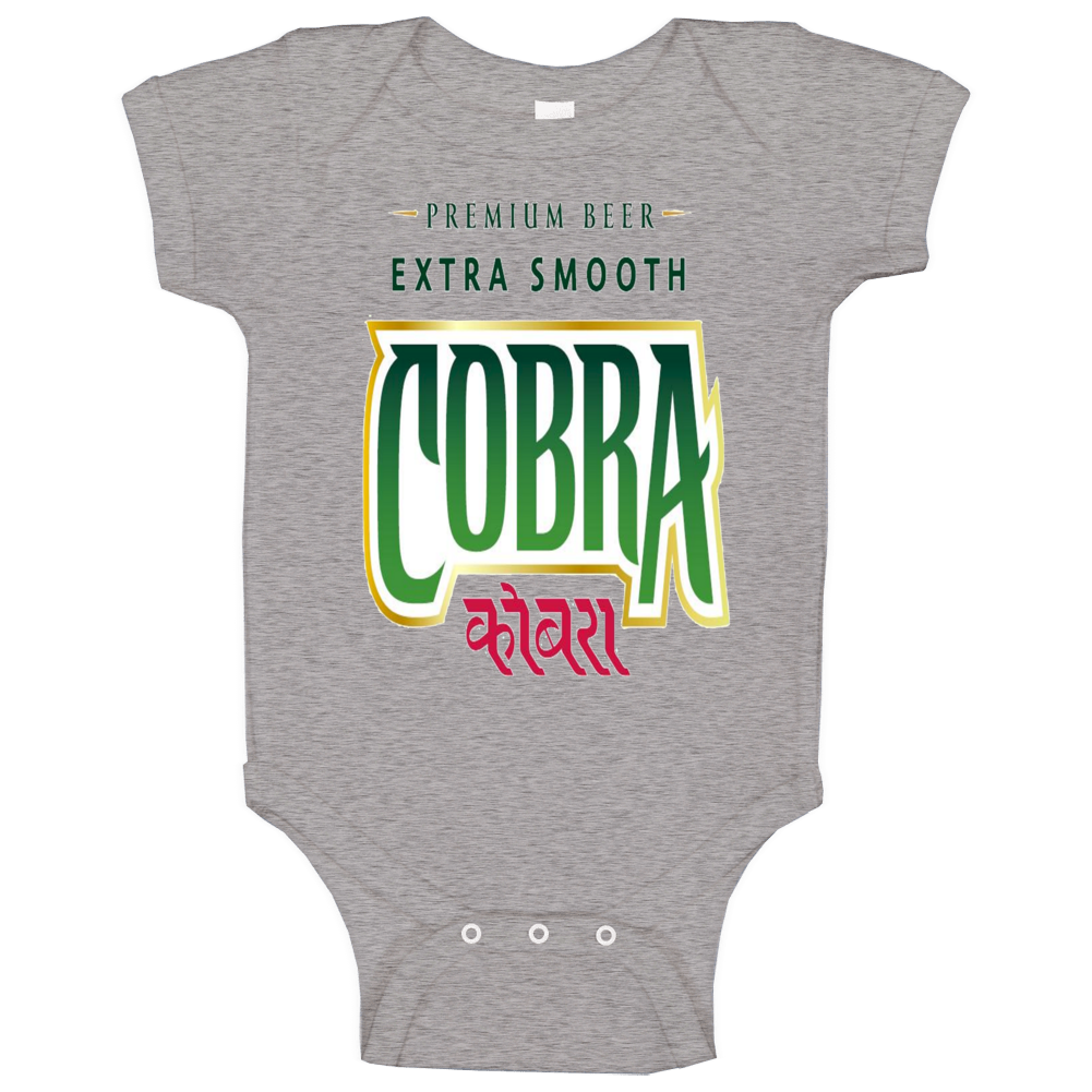 Cobra Beer Extra Smooth United Kingdom Alcohol Drink Baby One Piece