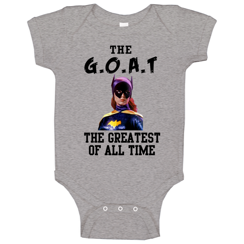 Batgirl The Greatest Of All Time Goat Batman Tv Show Baby One Piece