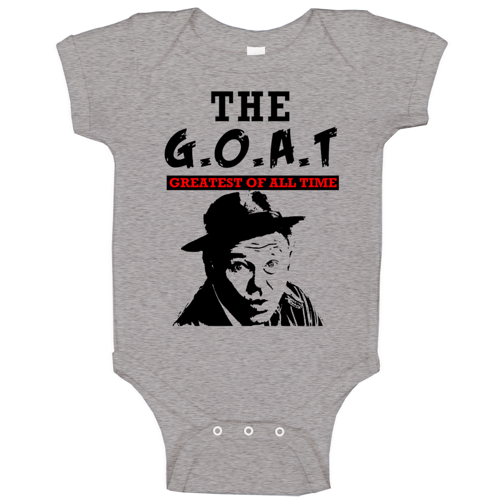 Archie Bunker The Greatest Of All Time Goat Tv Show Baby One Piece
