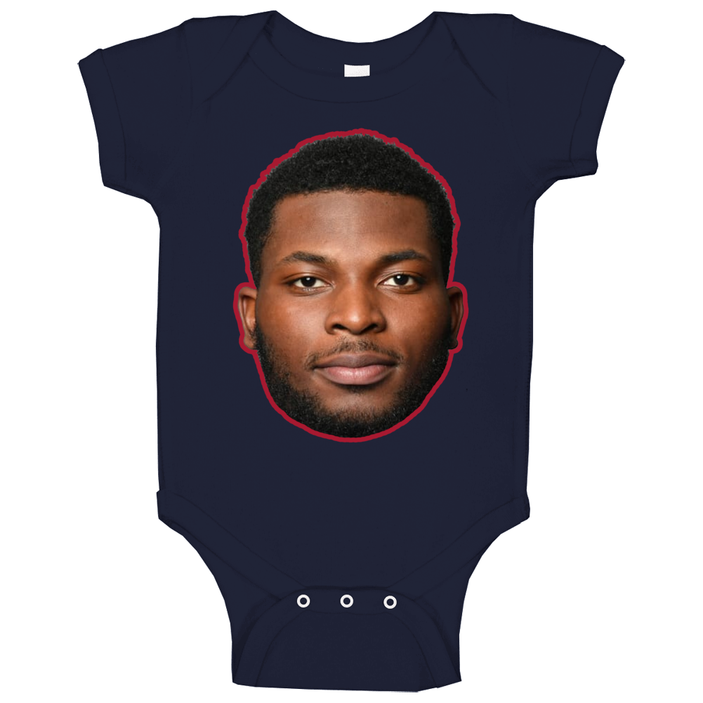 Lorenzo Carter New York Football Fan Baby One Piece