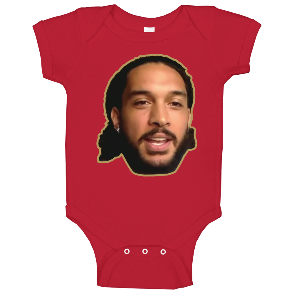 Talanoa Hufanga San Francisco Football Fan Baby One Piece