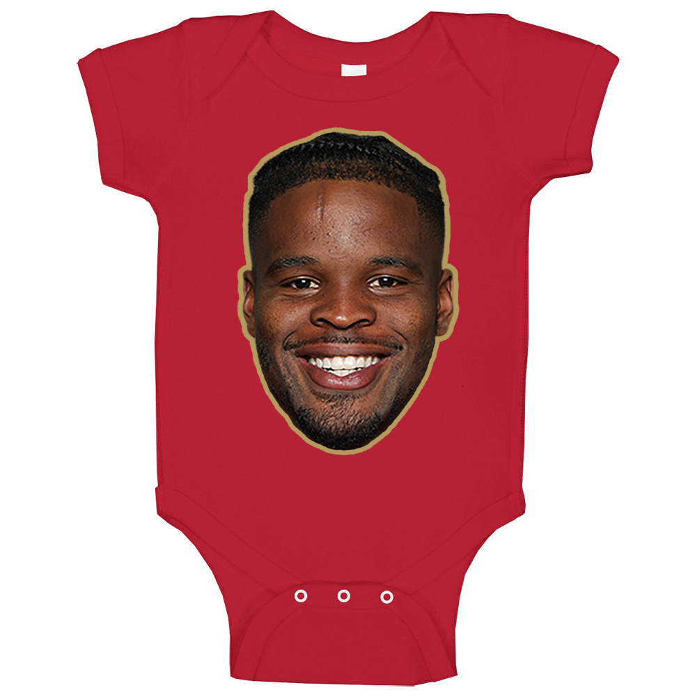 Dre Greenlaw San Francisco Football Fan Baby One Piece