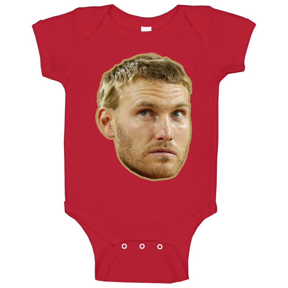 Mitch Wishnowsky San Francisco Football Fan Baby One Piece Mitch Wishnowsky San Francisco Football Fan Baby One Piece